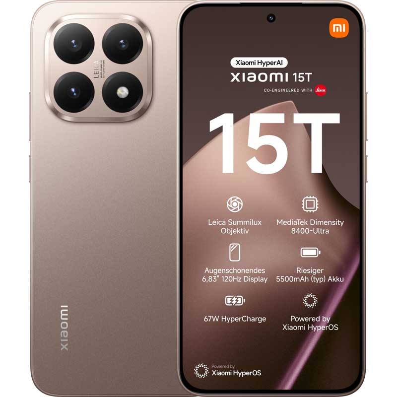Xiaomi 15T 12/256GB 5G Rosegold EU