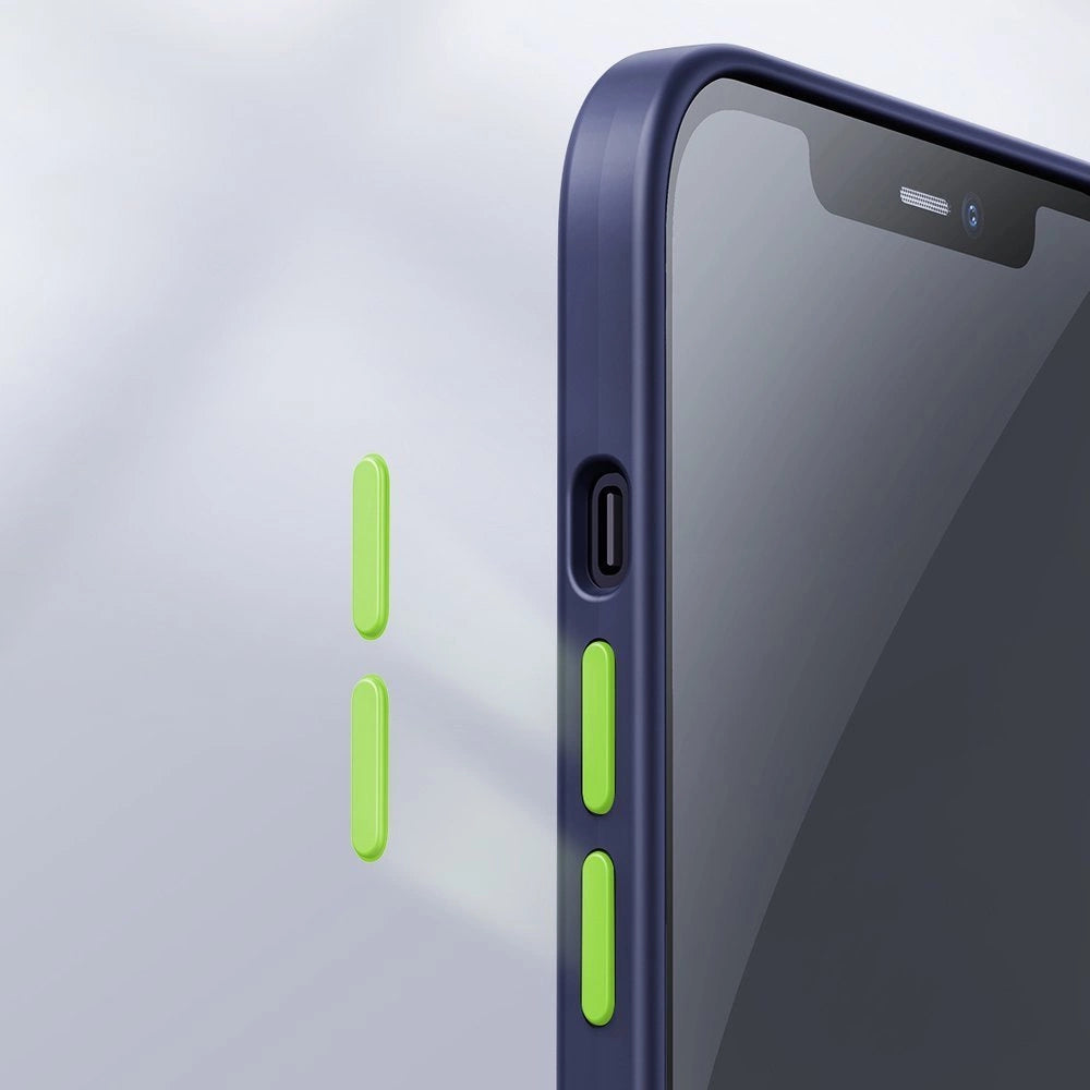 Joyroom Color Series-foder for iPhone 12 Pro Max blå (JR-BP800)