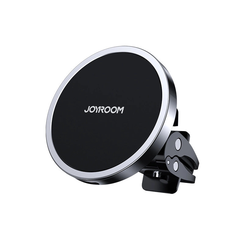Joyroom Car Magnetic Holder Qi Wireless Inductive Charger 15W (MagSafe Kompatibel til iPhone) Sort (JR-ZS240)