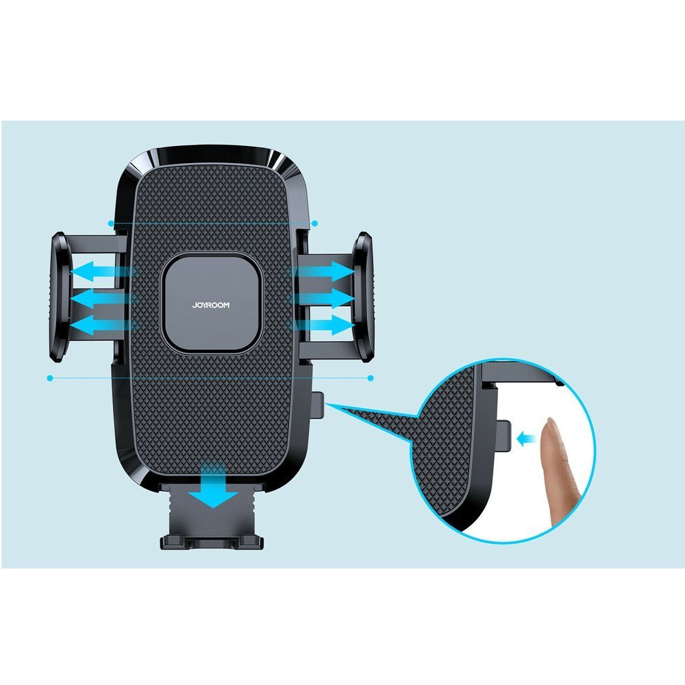 Joyroom JR-ZS259 car holder clamping phone to the air vent - black