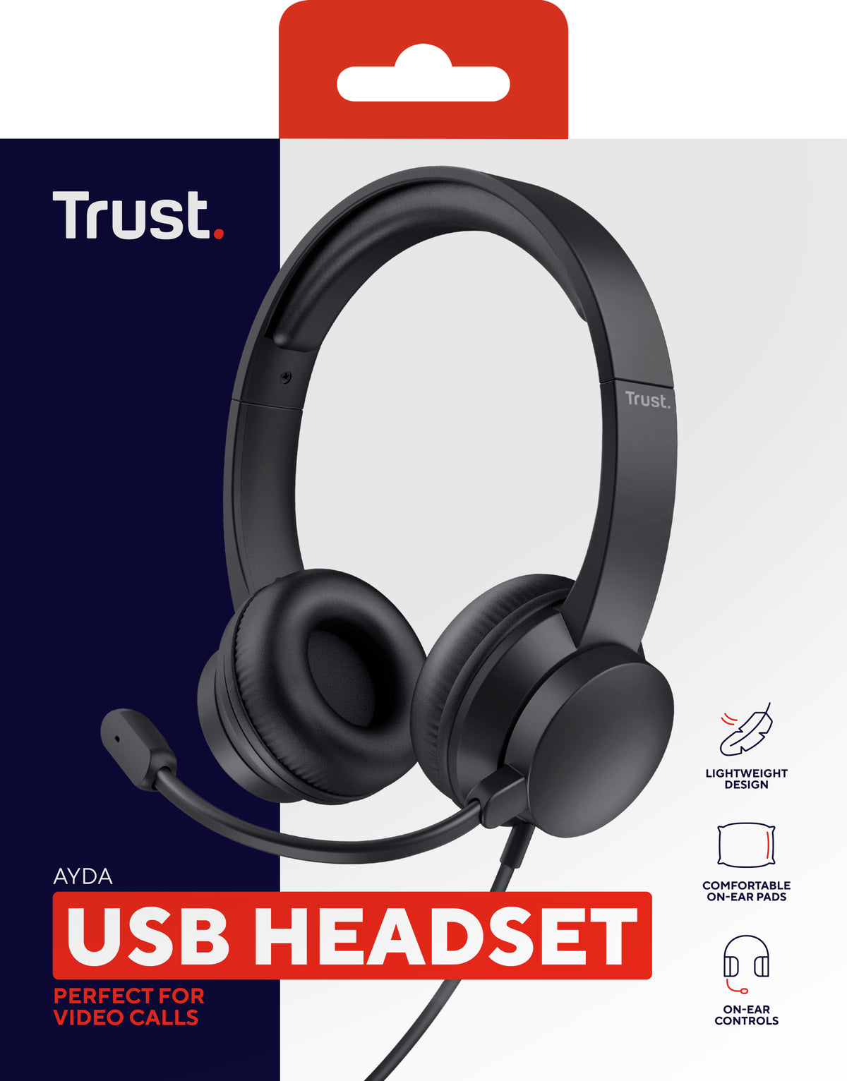 Trust Ayda USB PC 302383 headset sort
