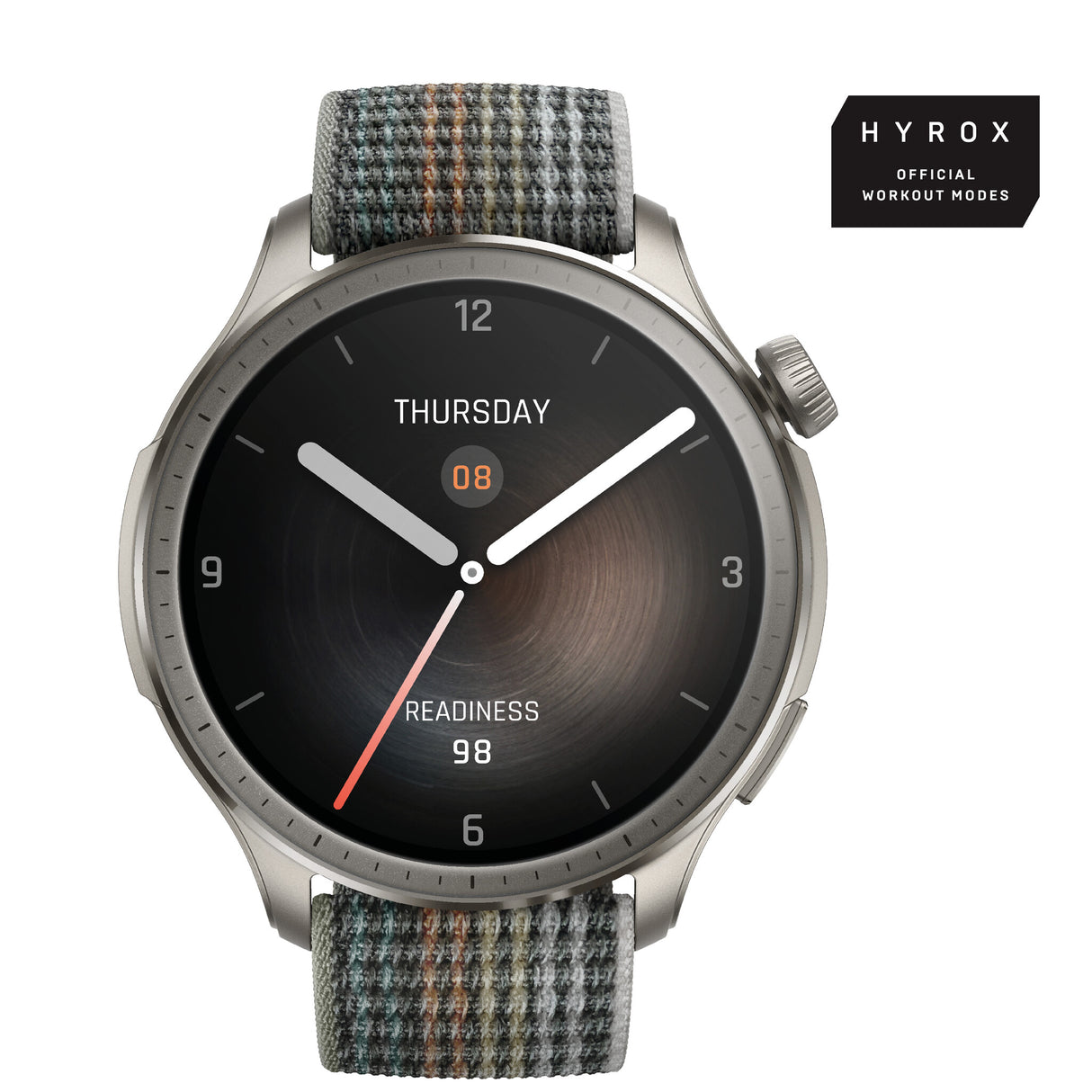 Amazfit Balance 3,81 cm (1.5") AMOLED 46 mm Digital 480 x 480 pixel Berøringsskærm Grå Wi-Fi GPS (satellit)