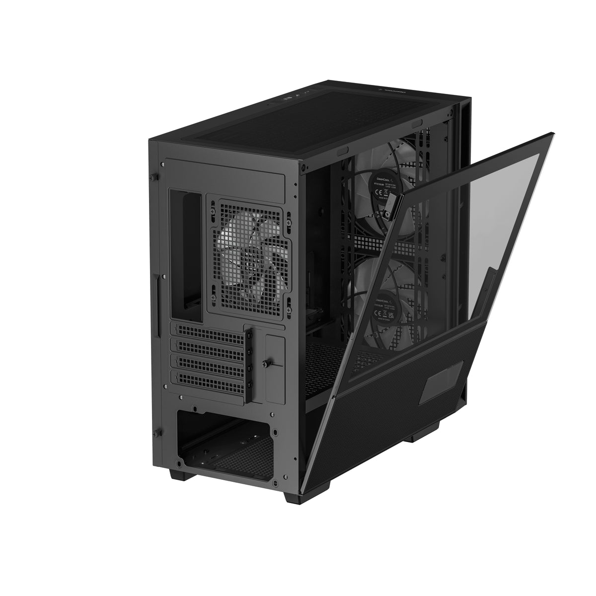 DeepCool CH360 DIGITAL Tower Micro ATX Sort