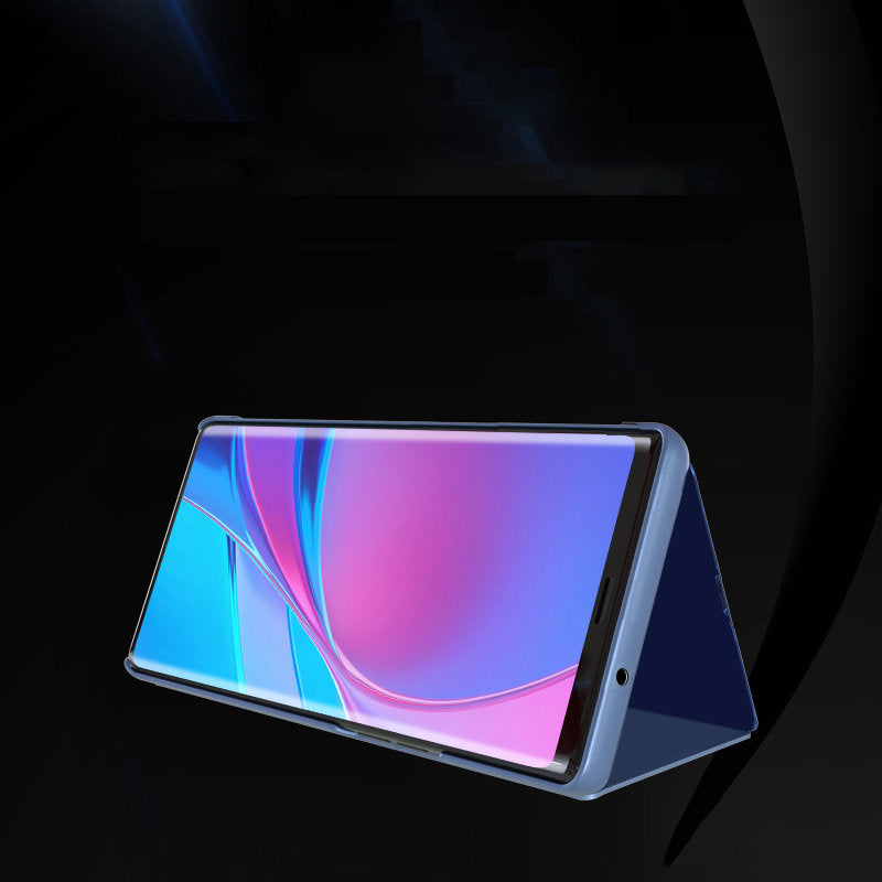 Clear View Case cover til Samsung Galaxy A22 4G sort