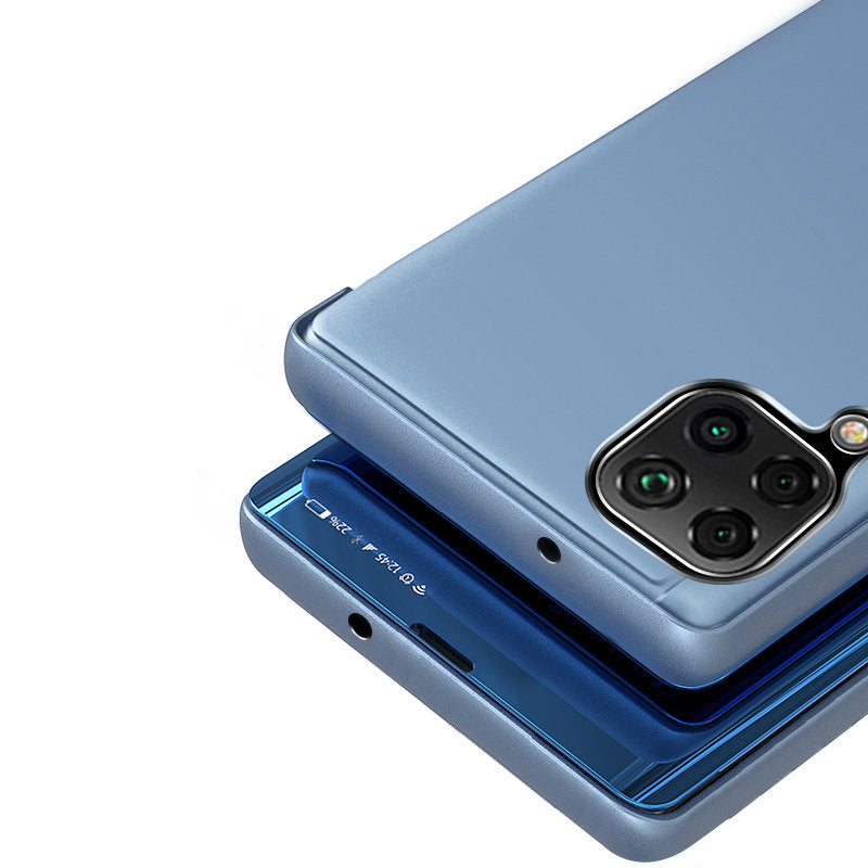 Clear View Case cover til Samsung Galaxy A22 4G sort