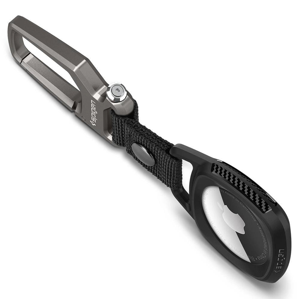 Spigen Rugged Armor Case for Apple AirTag - Matte Black