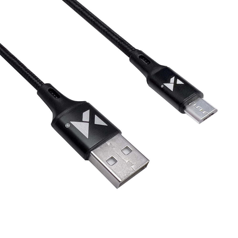 Wozinsky kabel USB - microUSB 2,4A 1m sort (WUC-M1B)
