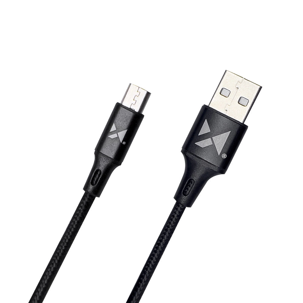 Wozinsky kabel USB - microUSB 2,4A 1m sort (WUC-M1B)