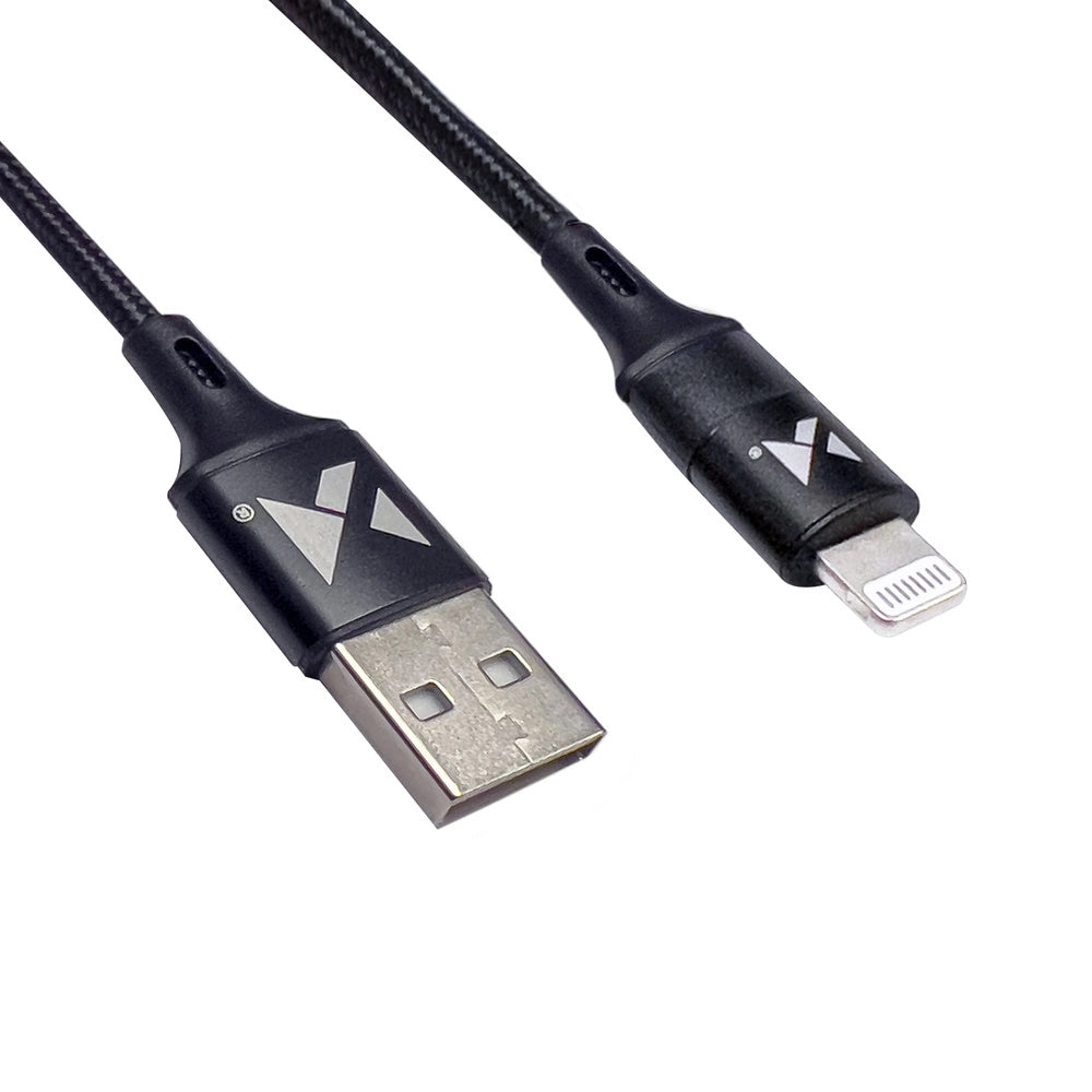 Wozinsky kabel USB - Lightning 2,4A 1m sort (WUC-L1B)