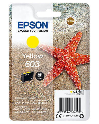 Epson C13T03U44020 blækpatron 1 stk Original Standard udbytte Gul