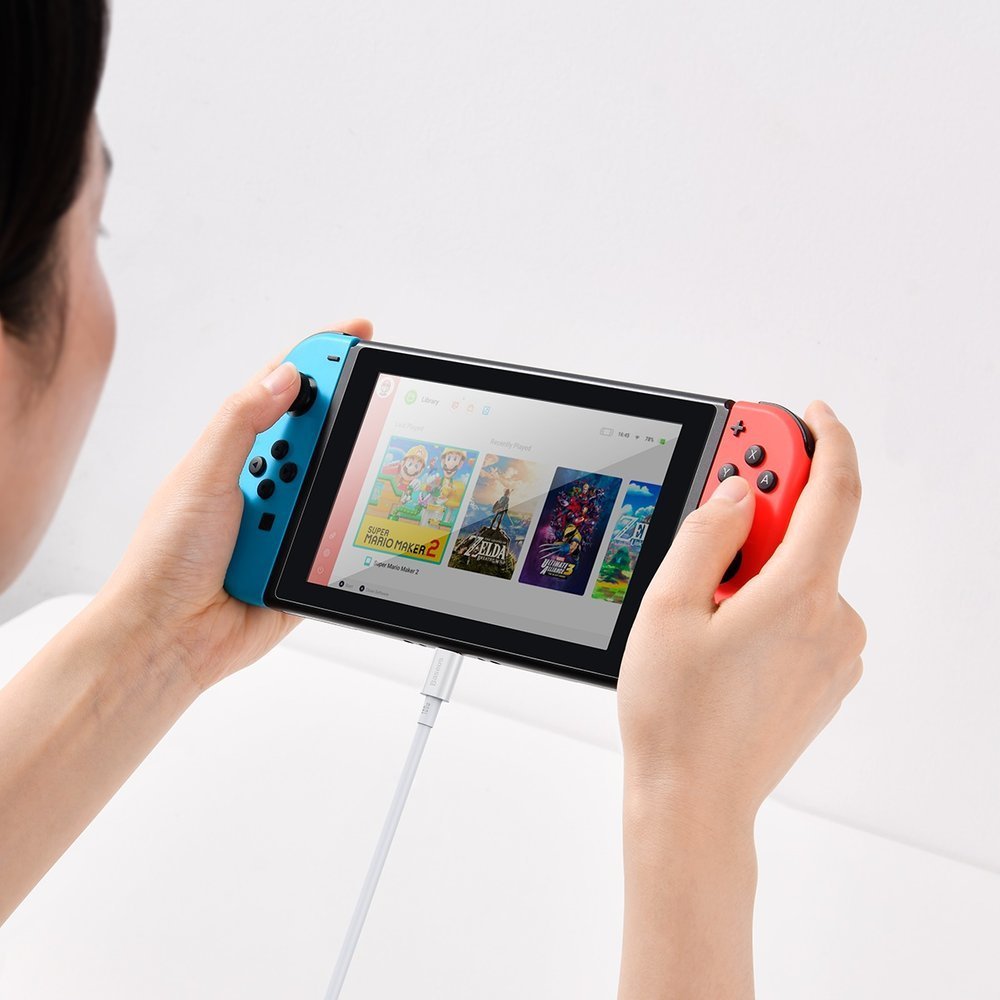 Baseus CATYS-C02 USB-C - USB-C PD QC FCP-kabel 100W 5A 2m - hvid