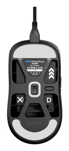 PULSAR X2 mus Spil Ambidextrous USB Type-A Mekanisk 26000 dpi