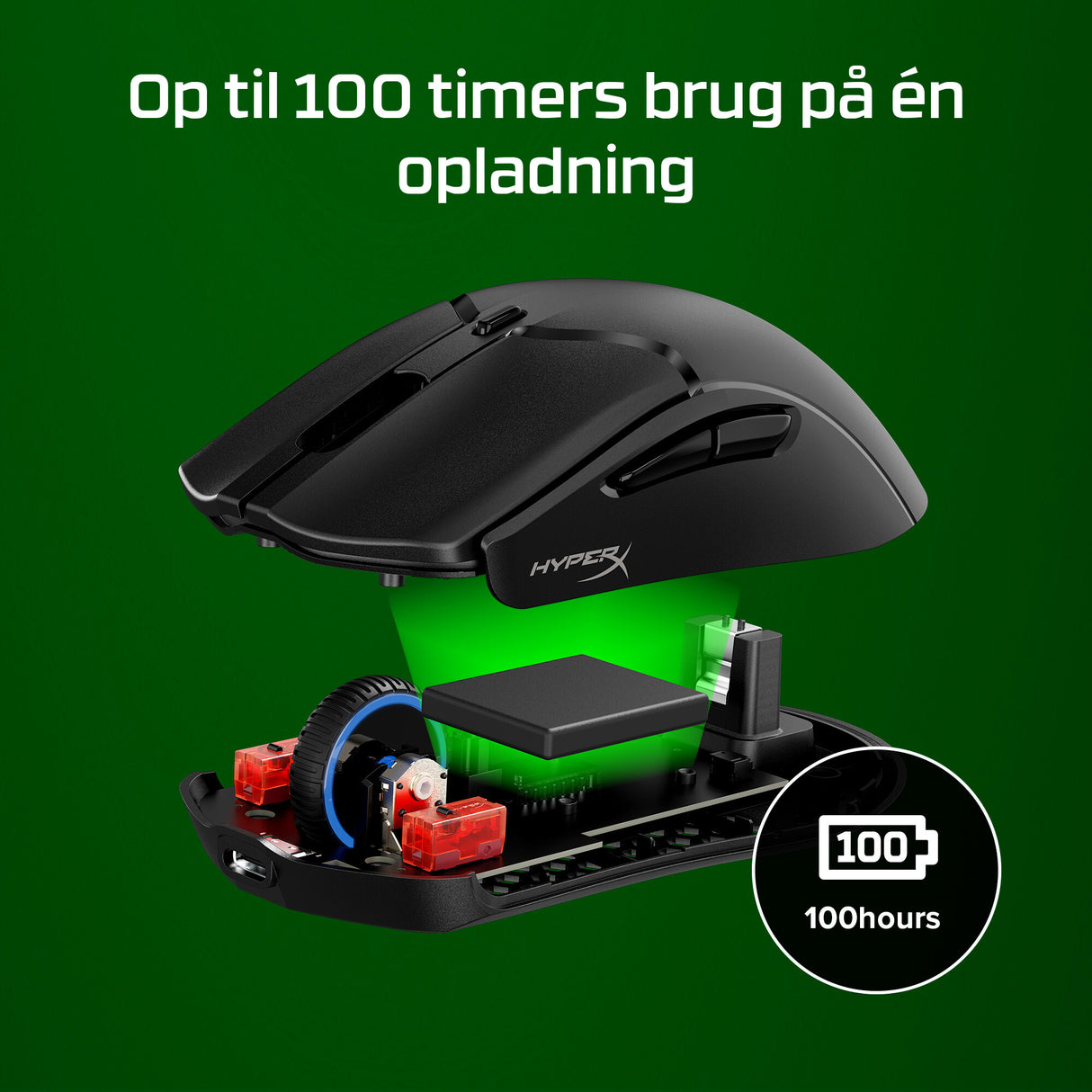 HyperX Pulsefire Haste 2 Mini – Trådløs gamingmus (sort)