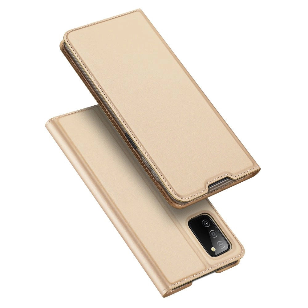 Dux Ducis Skin Pro Bogregal type kuffert til Samsung Galaxy A03s guld