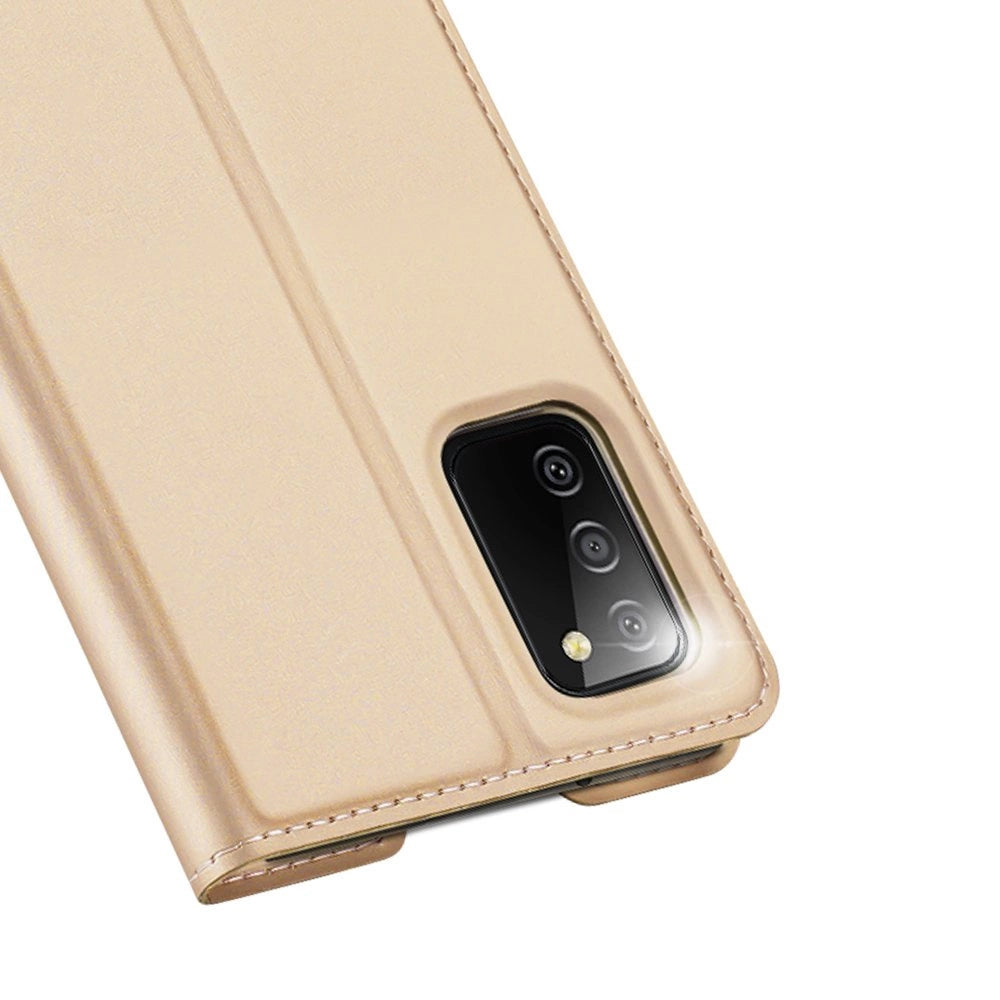 Dux Ducis Skin Pro Bogregal type kuffert til Samsung Galaxy A03s guld