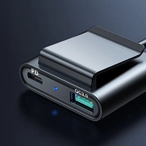 Joyroom biloplader 2xPD + 2xQC3.0 72W 1,5m sort (JR-CL05)