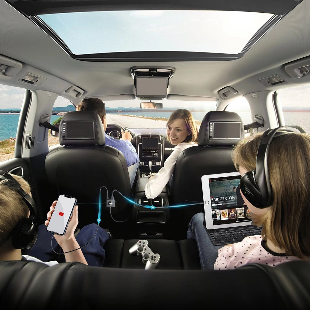 Joyroom biloplader 2xPD + 2xQC3.0 72W 1,5m sort (JR-CL05)