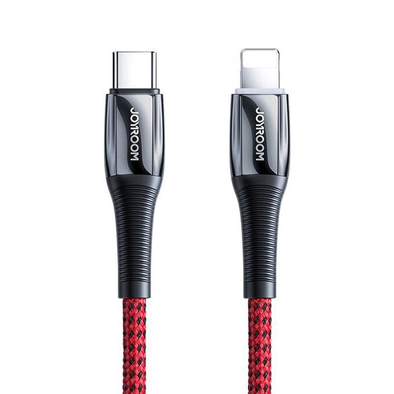 Joyroom S-1224K2 USB-C / Lightning PD-kabel 20W 2.4A 1.2m - rød