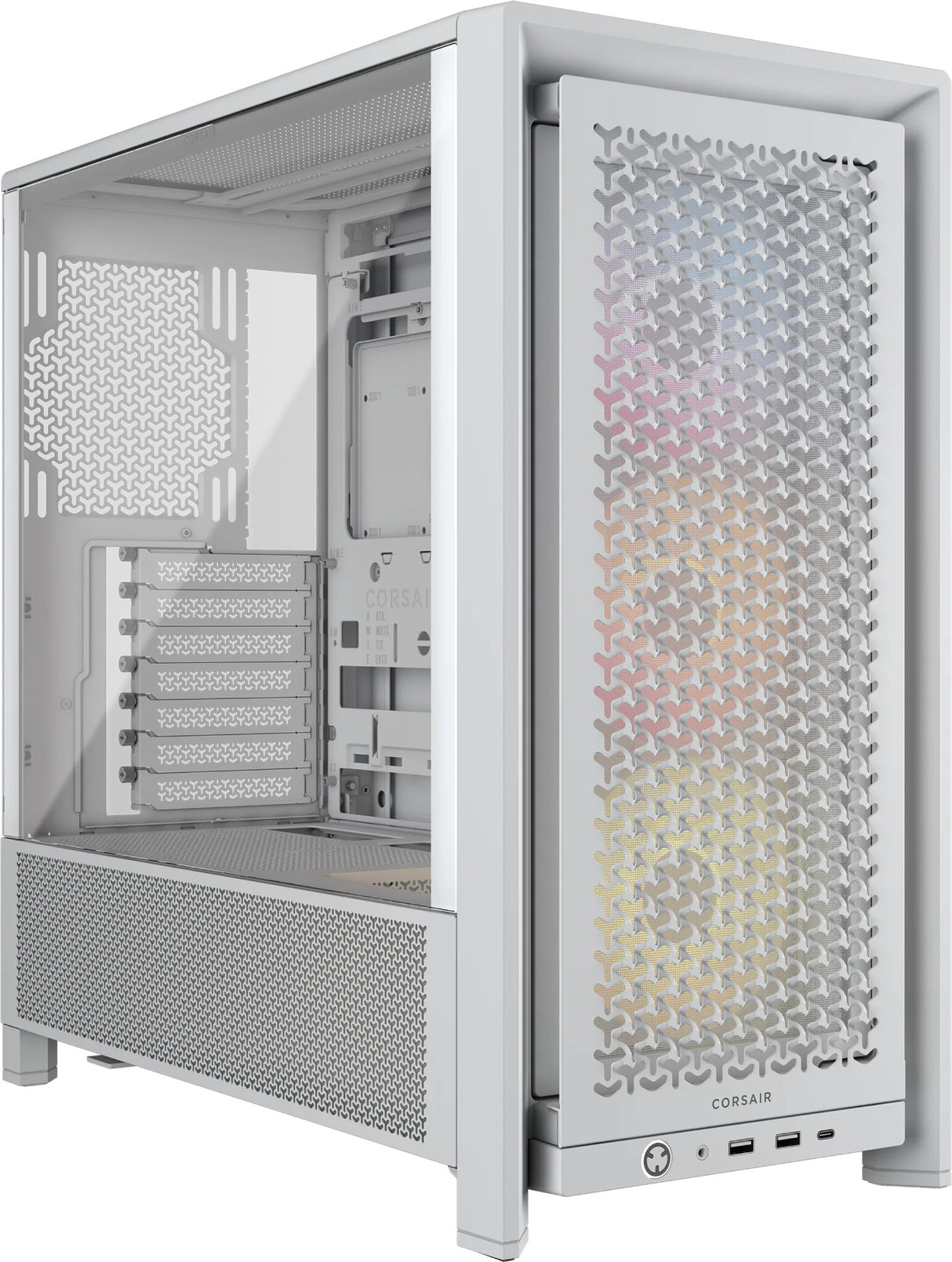 Corsair FRAME 4000D RS ARGB Midi Tower Hvid