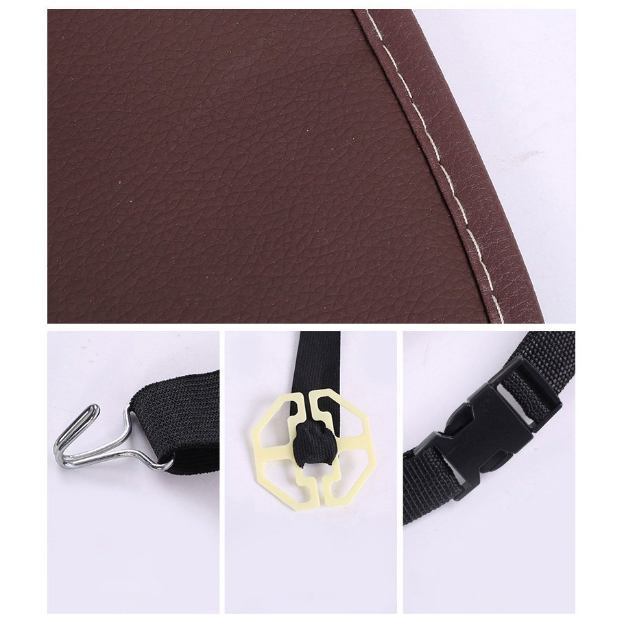 Sædeorganiseringsapparat, sædebeskytter, siddeplads, hylde, mini-bilbord, sort