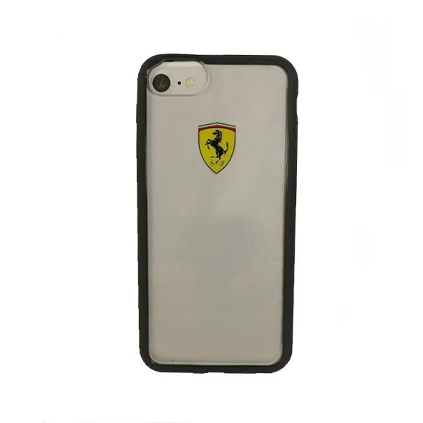 Ferrari Hardcase FEHCRFP7BK iPhone 7/8 / SE 2020 / SE 2022 gennemsigtig/sort