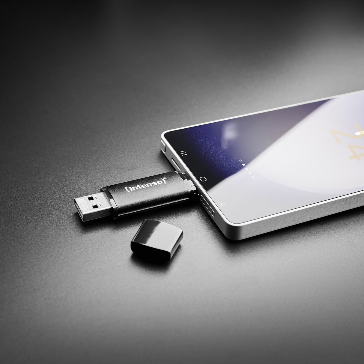 Intenso 3544491 USB-nøgle 128 GB USB Type-A / USB Type-C 3.2 Gen 1 (3.1 Gen 1) Sort