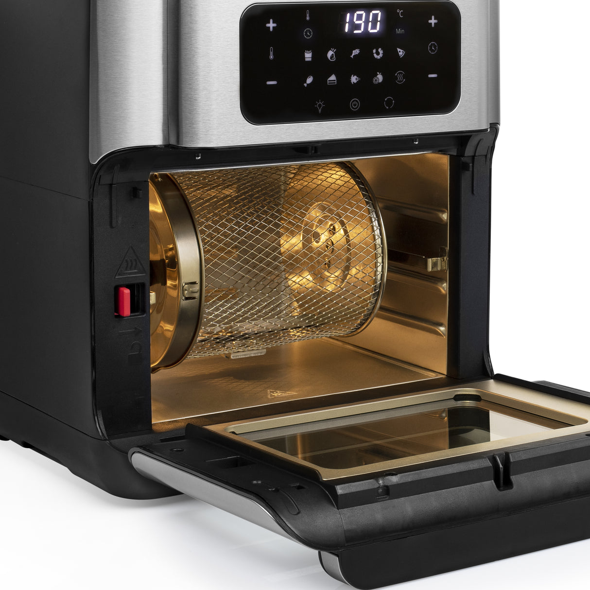 Princess 182065 Enkelt 10 L Enkeltstående 1500 W Varmluftsteger Sølv