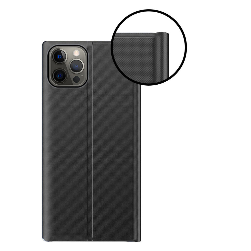 Sleep Case Bokhylster Type Case med Smart Window til iPhone 13 Pro blå