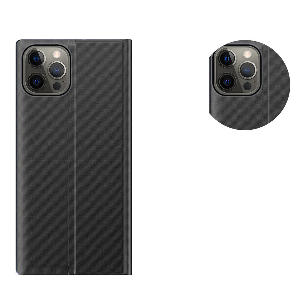 Sleep Case Bokhylster Type Case med Smart Window til iPhone 13 Pro blå
