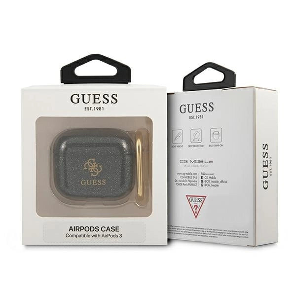 Guess GUA3UCG4GK AirPods 3 cover sort/sort Glitter Collection
