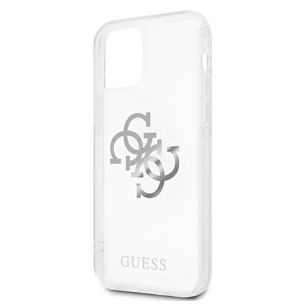Guess GUHCP12LKS4GSI iPhone 12 Pro Max 6.7" Gennemsigtige hardcase 4G Silver Charms Collection
