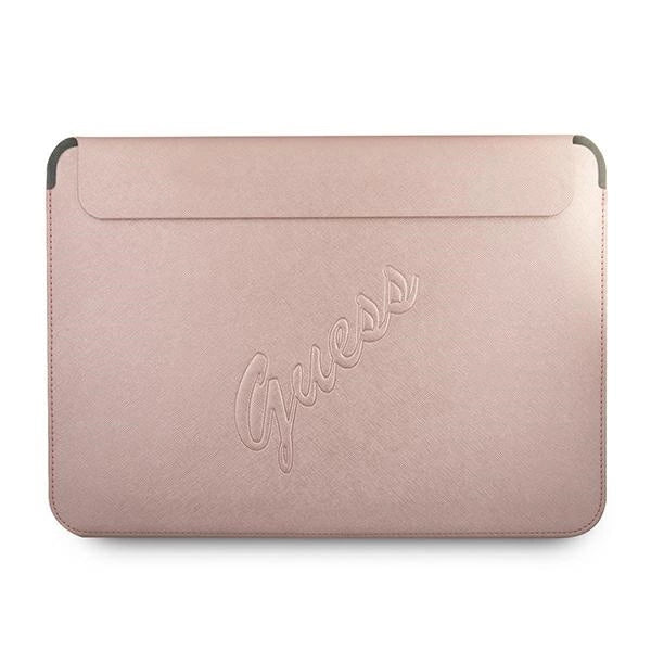 Gæt Saffiano Script cover til en 13 " laptop - pink