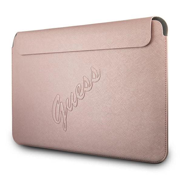 Gæt Saffiano Script cover til en 13 " laptop - pink