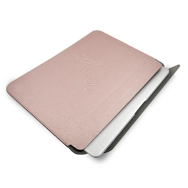 Gæt Saffiano Script cover til en 13 " laptop - pink