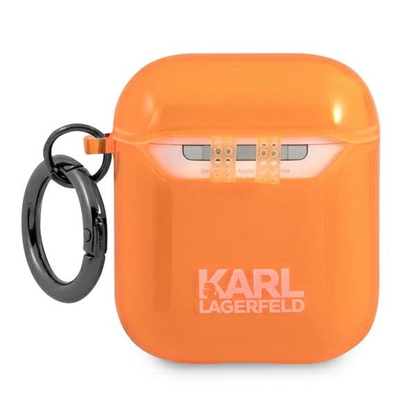 Karl Lagerfeld KLA2UCHFO AirPods-cover pomaranczowy/orange Choupette