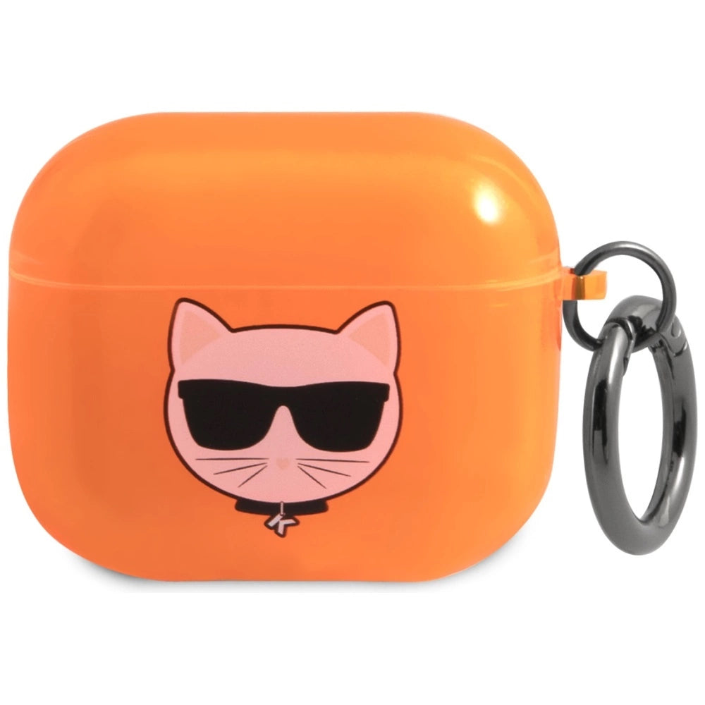 Karl Lagerfeld KLA3UCHFO AirPods 3 cover appelsin/orange Choupette