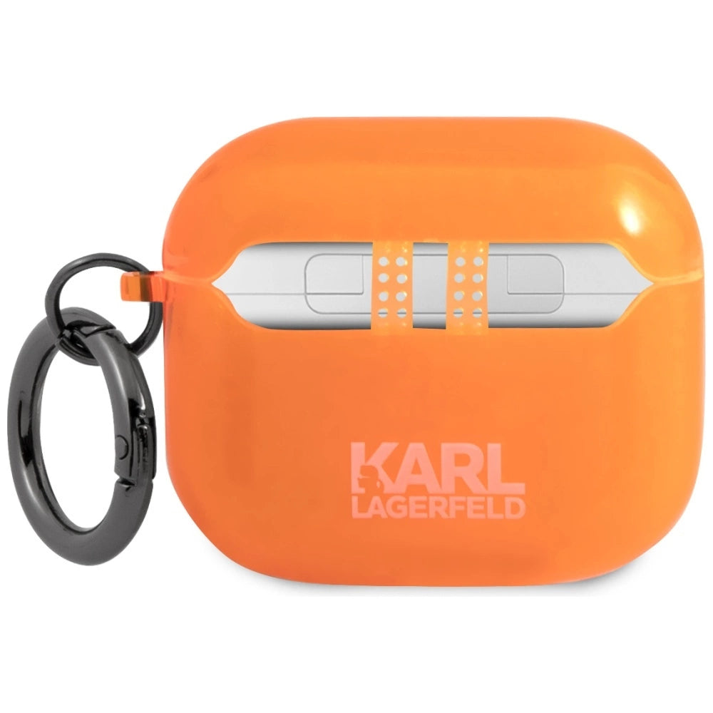 Karl Lagerfeld KLA3UCHFO AirPods 3 cover appelsin/orange Choupette