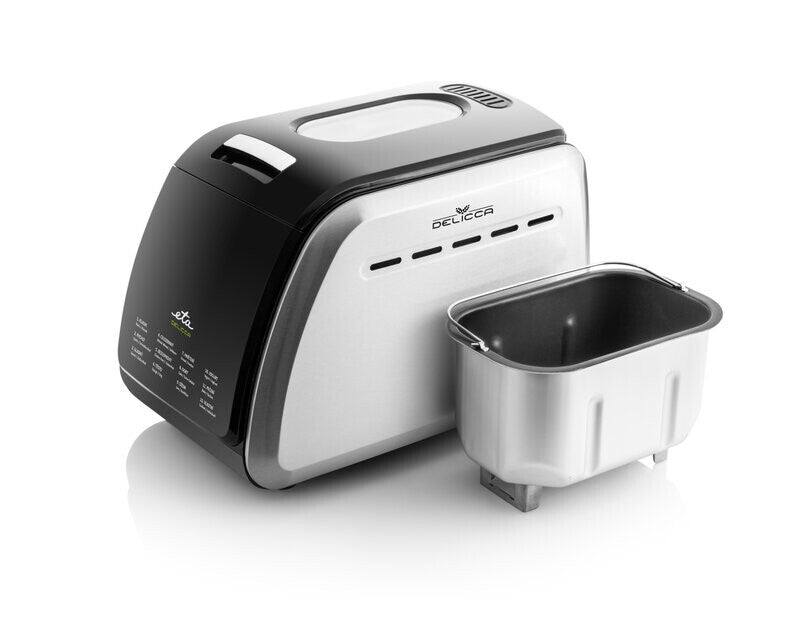 Eta Delicca II bread maker 850 W Black, Stainless steel