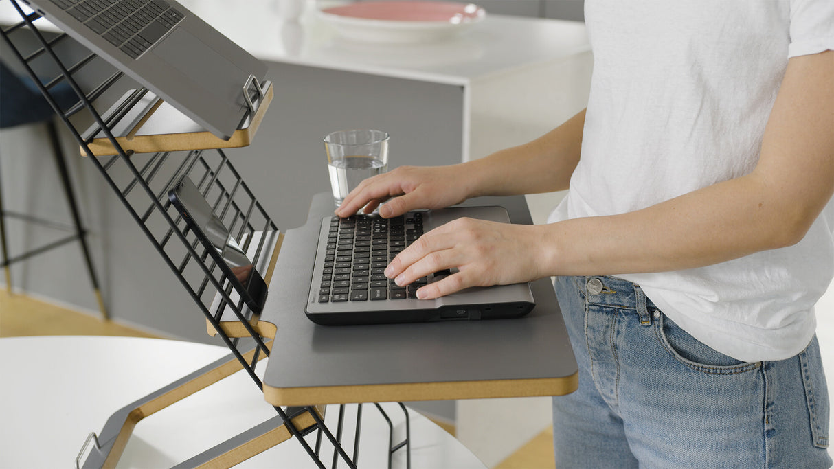 Mousetrapper Alpha - Nordic tastatur Mus inkluderet Kontor USB + Bluetooth QWERTY Nordisk Sort, Sølv