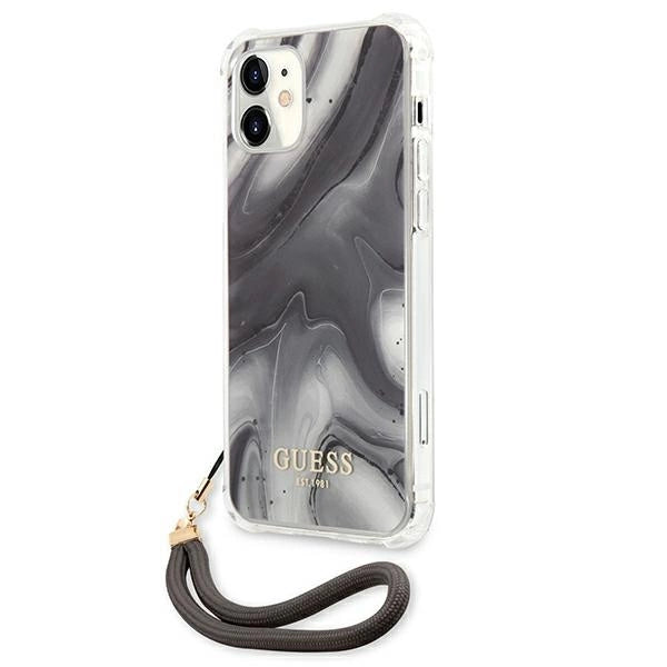 Guess GUHCP12SKSMAGR iPhone 12 mini 5.4" grå/grå hardcase Marble Collection
