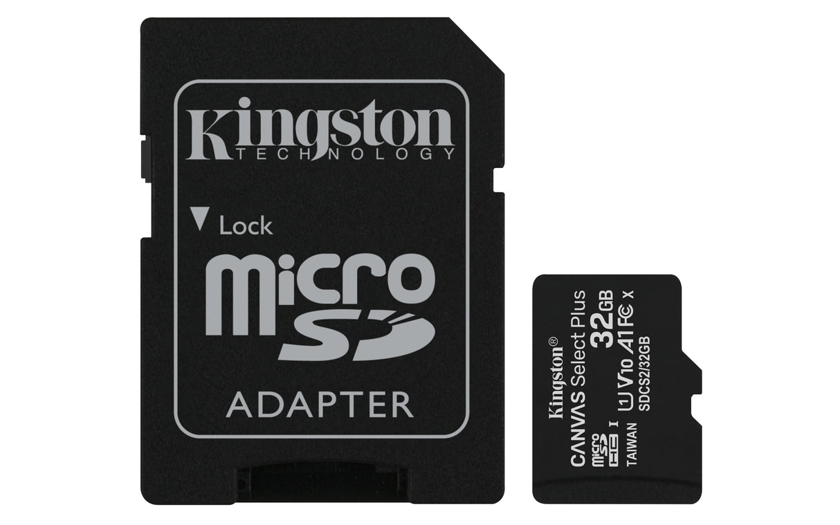 Kingston Technology Canvas Select Plus 32 GB MicroSDHC UHS-I Klasse 10