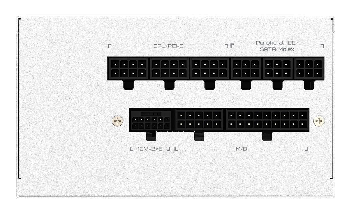 GIGABYTE UD850GM PG5 V2 ICE enhed til strømforsyning 850 W 20+4 pin ATX ATX Hvid