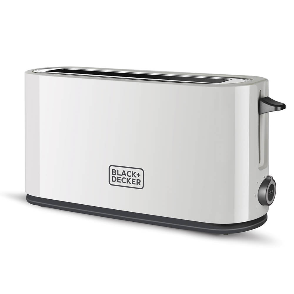Black+Decker Brødrister 1000 W Hvid