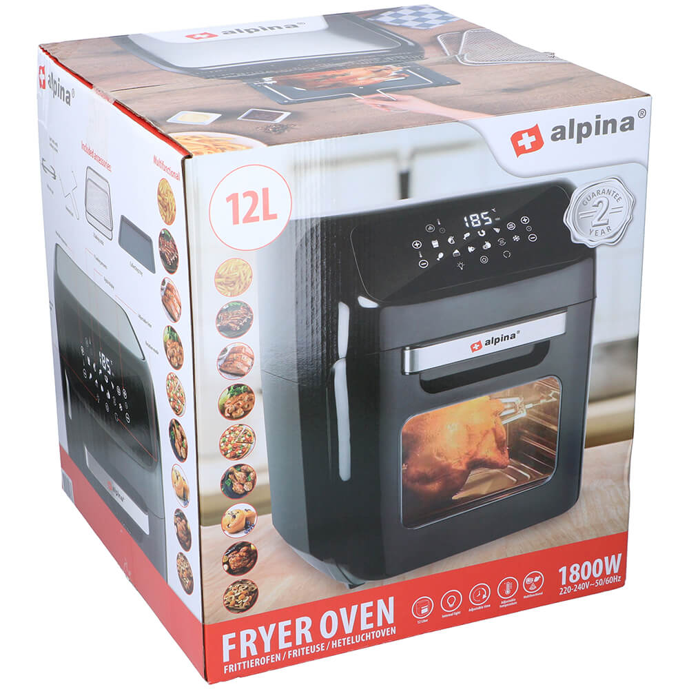Alpina Airfryer Ovn 12 L