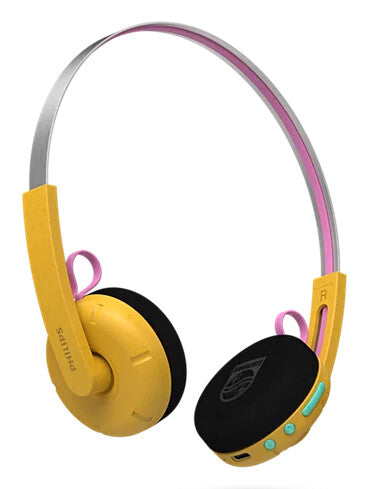 Philips TAMS1YL/00 hovedtelefoner/headset Kabel & trådløs Opkald/musik USB Type-C Bluetooth Gul