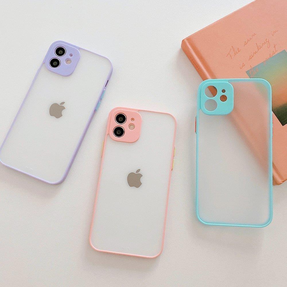 Milky Case silikone fleksibelt gennemsigtigt etui til Samsung Galaxy A72 4G pink