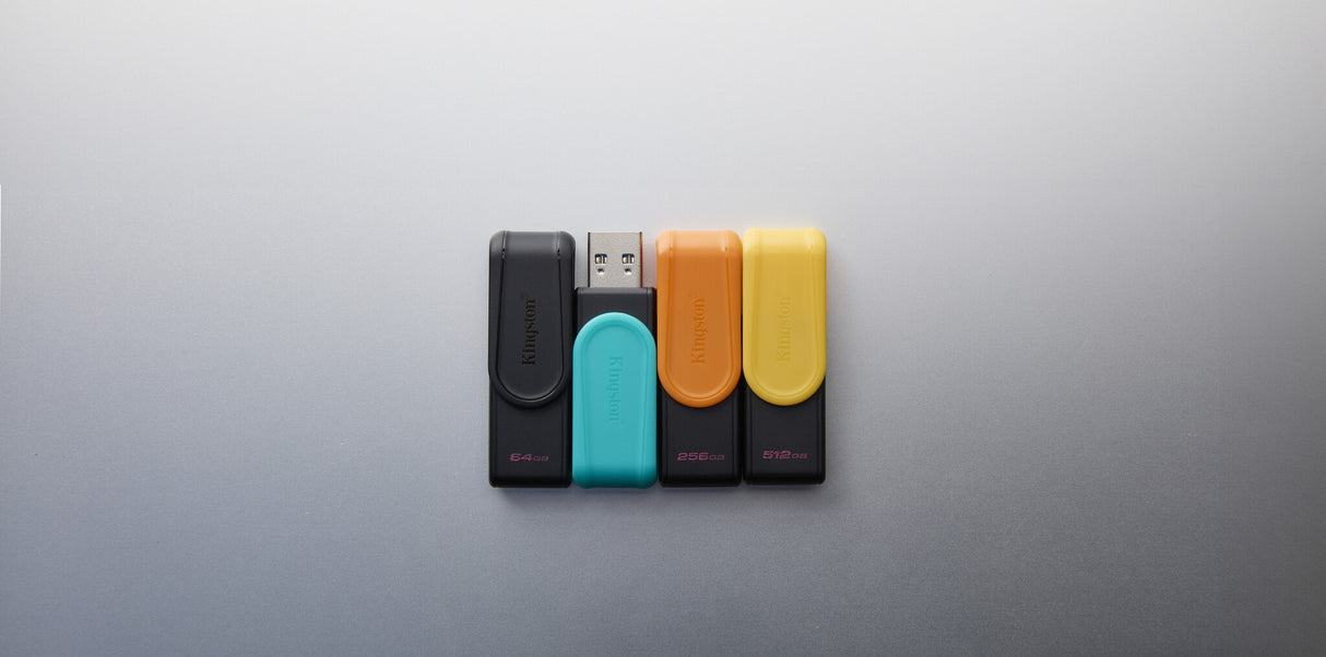 Kingston Technology DataTraveler 256 GB Portable USB 3.2 Gen 1 Exodia S (sort/orange)
