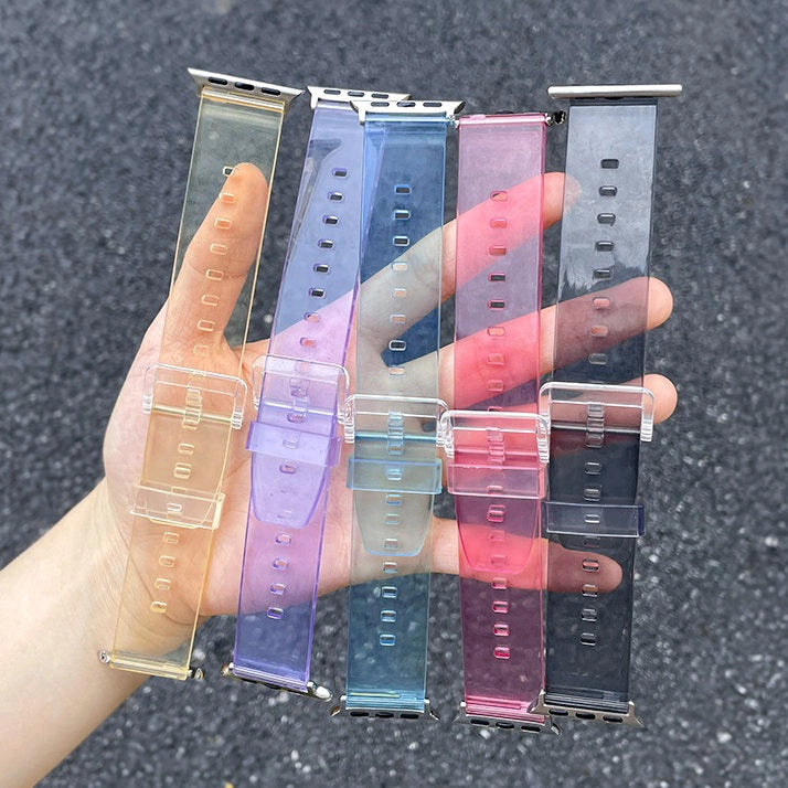 Silicone Strap Armbånd Armbånd Strap Light til Apple Watch 38 / 40 mm - sort