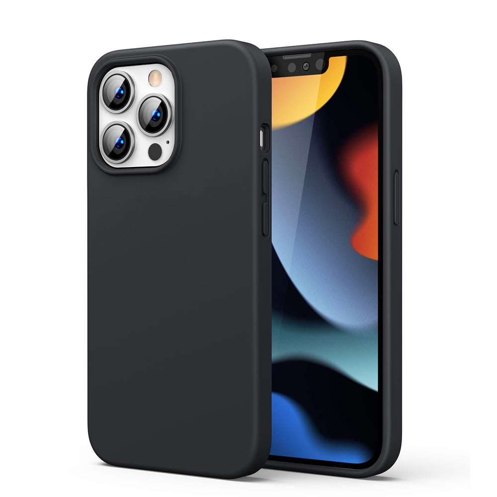 Ugreen beskyttende silikone Case gummi fleksible silikone cover til iPhone 13 Pro Max sort