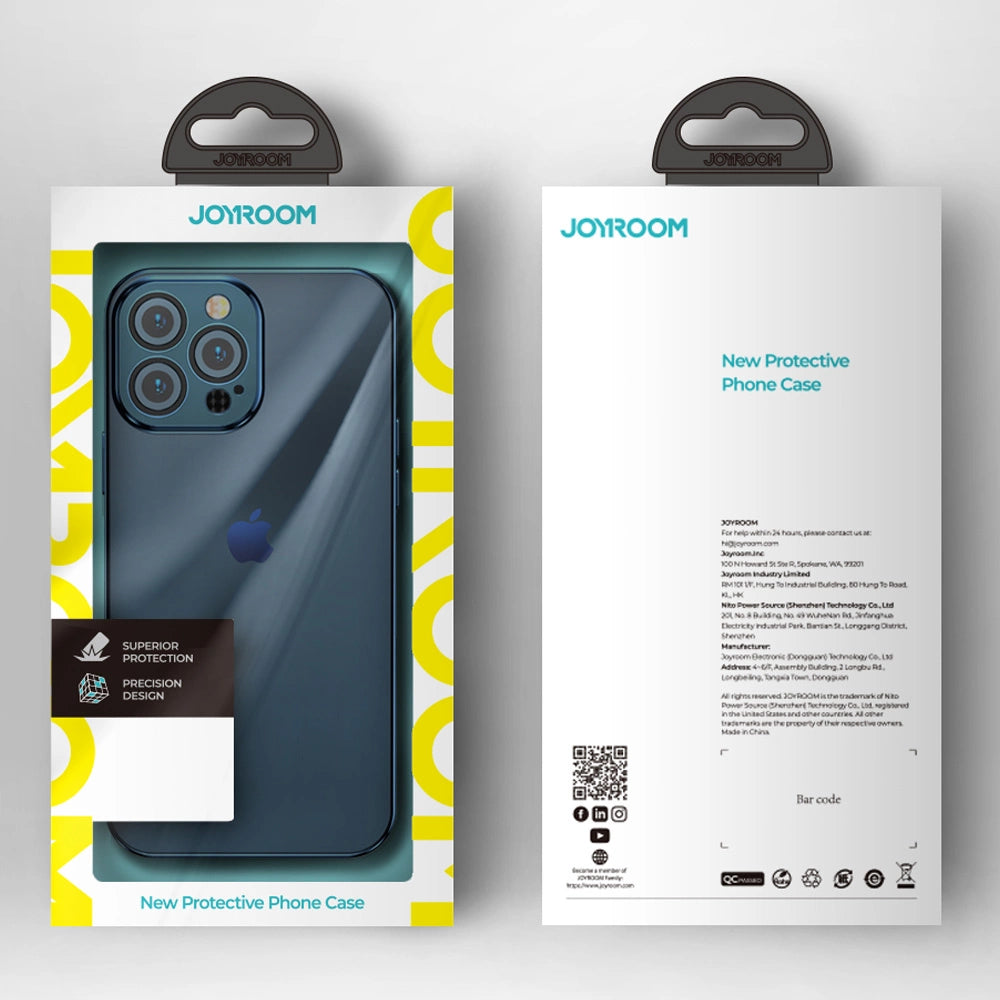 Joyroom Chery Mirror Case Cover til iPhone 13 Pro Metallic Frame Silver (JR-BP908 sølv)